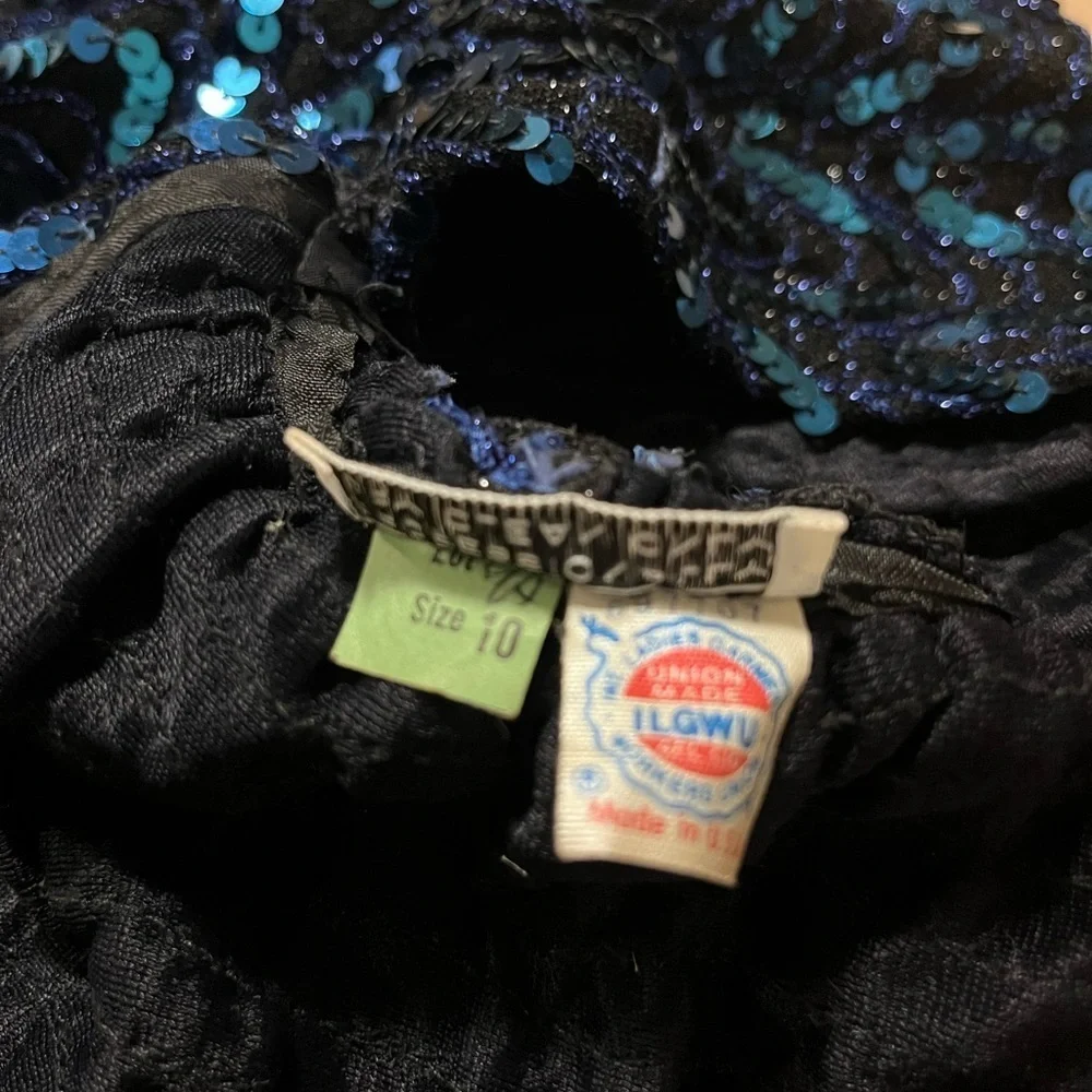 Vintage Sequin Jacket / Top – Paillette Party